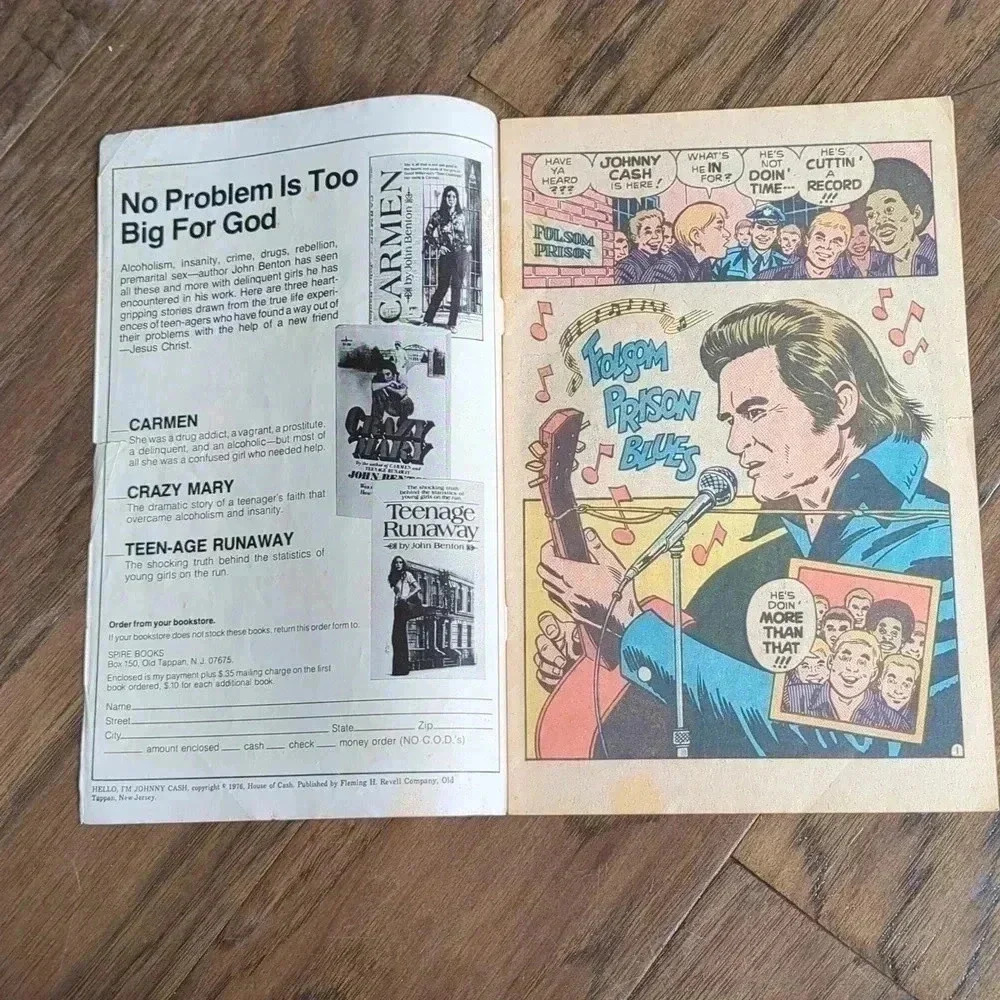 Johnny Cash Comic Book - Picture 2 of 3